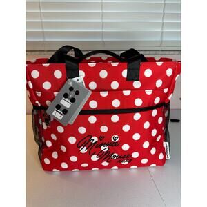 Disney Parks Minnie Mouse Red Polka Dot Tote